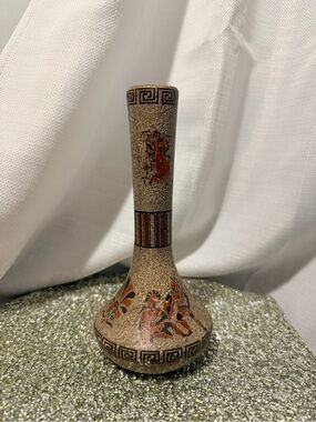 vintage handcrafted Greek pottery vase